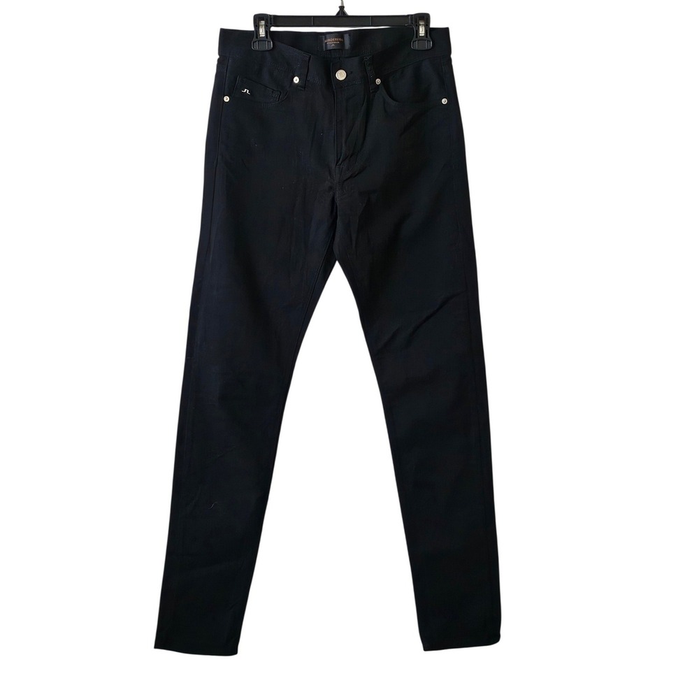 J Lindeberg Damien Mid Rise‎ Skinny Fit Black Jeans Womens Size